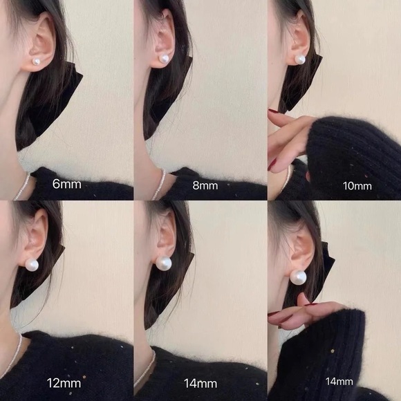 Zara Fresh Water Pearl Necklace Silver Thick Crab Clasp - Picture 8 of 16